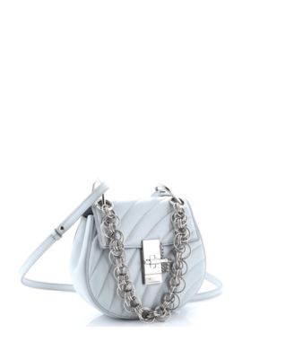 Small Drew Bijou Crossbody Bag Quilted Leather