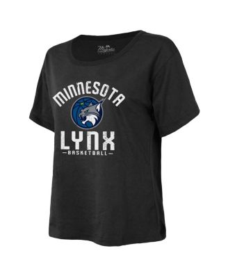 Women's Black Minnesota Lynx The Edge Premium Boxy T-Shirt