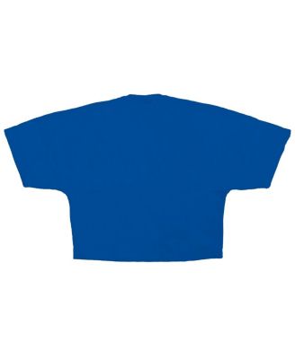 Women's Royal New York Mets Skyline Crop T-Shirt