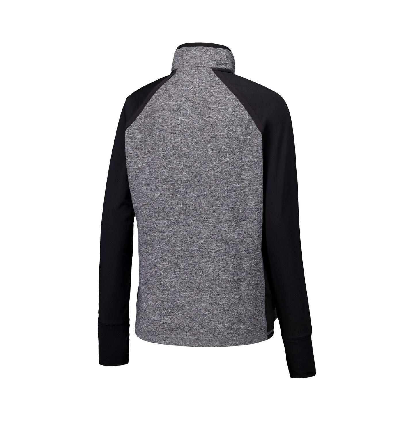 Женская куртка Camp David Black/Heather Gray Nebraska Huskers Finalist Raglan Quarter-Zip — фото 2