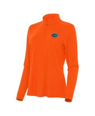 Women's Orange Florida Gators Intent Quarter-Zip Sweatshirt