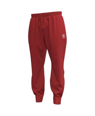 Men's Red Wisconsin Badgers 1980 Throwback Unstoppable Fleece Jogger Pants