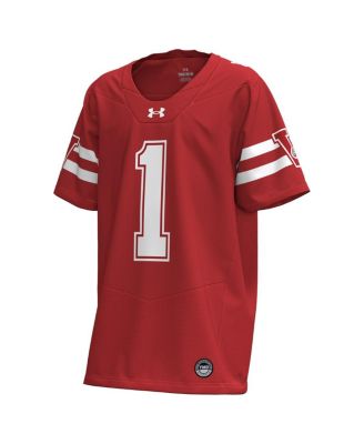 Big Boys and Girls 1 Red Wisconsin Badgers 1980 Throwback Home Replica Game Jersey