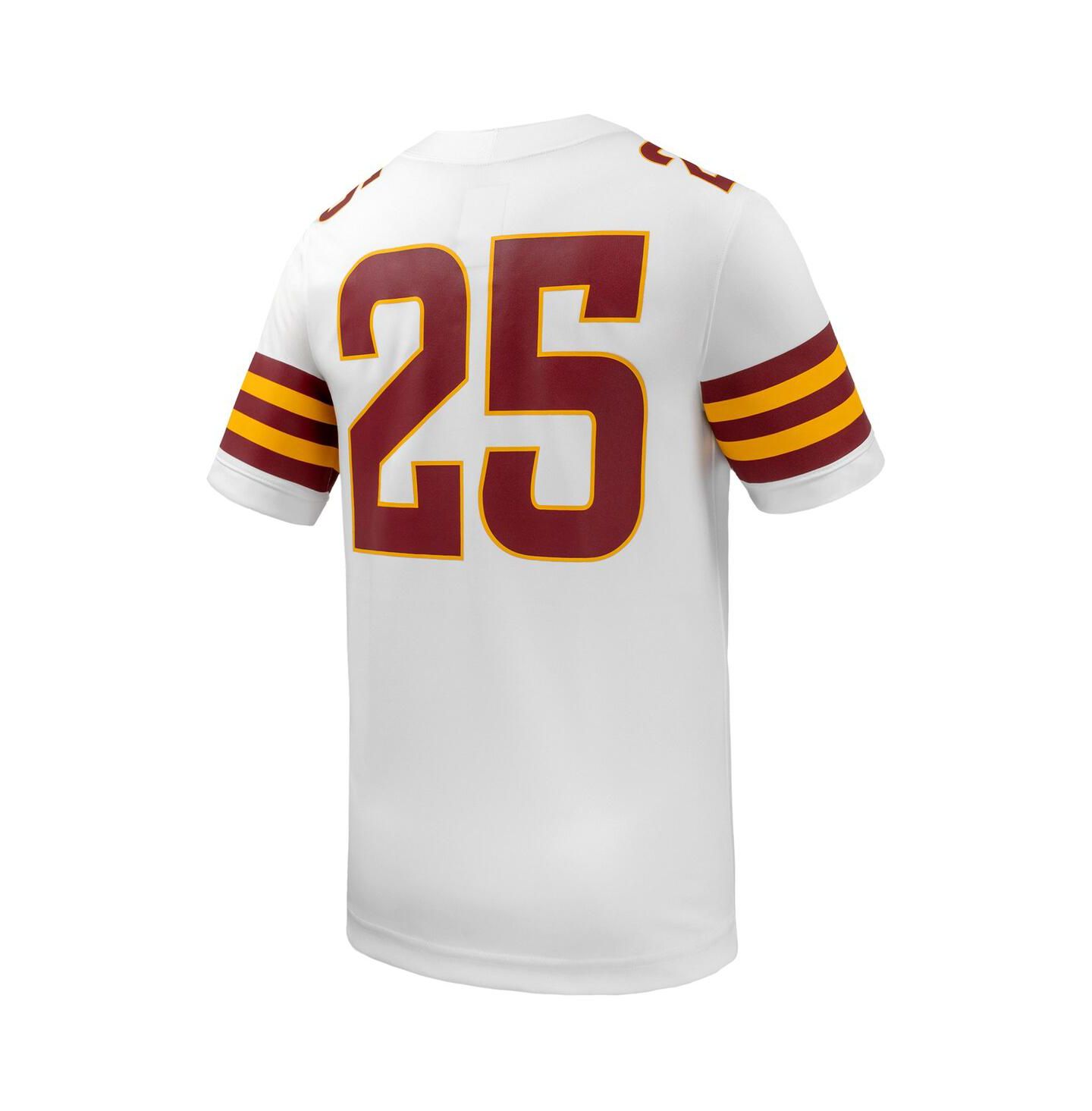 Мужской топ Nike White Iowa State Cyclones Untouchable Replica Game Jersey — фото 2