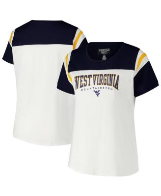 Fanatics - Women's White West Virginia Mountaineers Plus Size Winning Gear T-Shirt