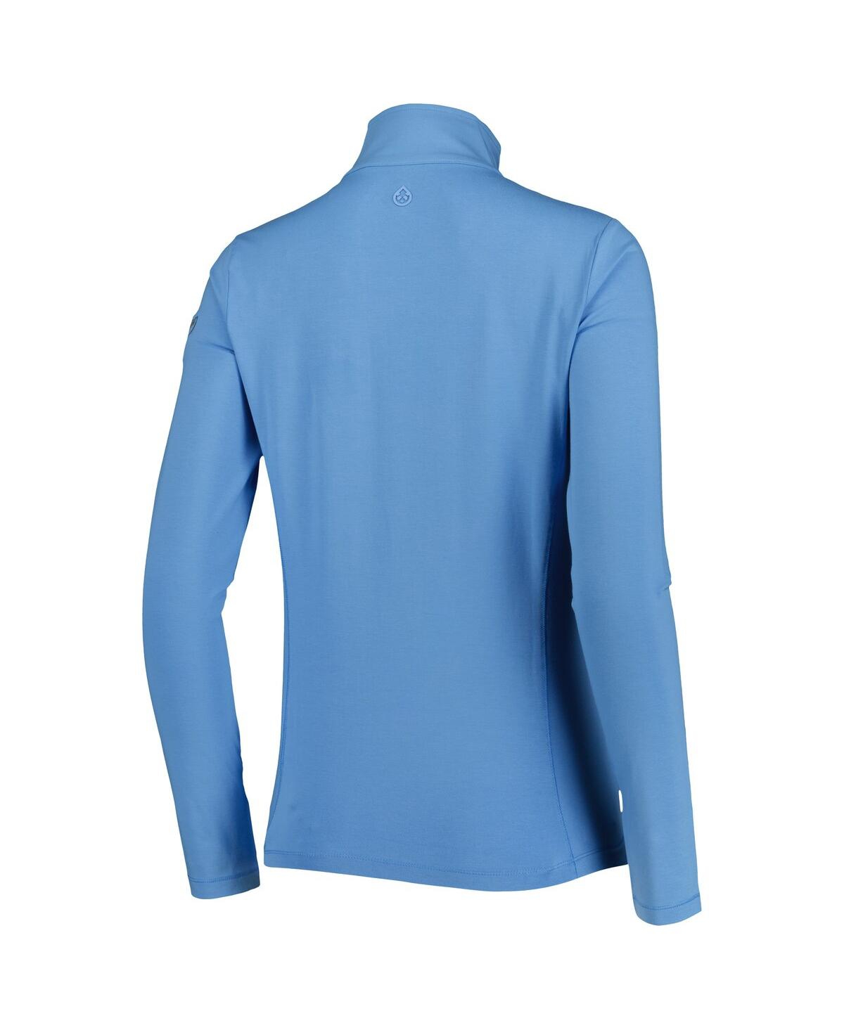 Tasc Performance Women's Light Blue Tour Championship Recess Quarter-zip Sweatshirt In Blue