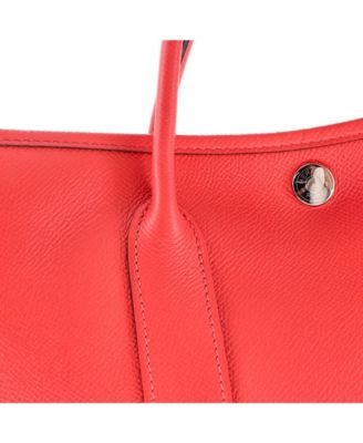 Pre-Owned HERMES 30 Garden Party Tote Leather