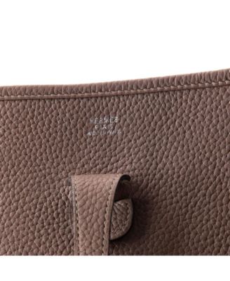Pre-Owned HERMES PM Evelyne Bag Gen III Clemence