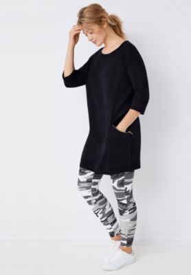 Women's French Terry Zip Pocket Tunic