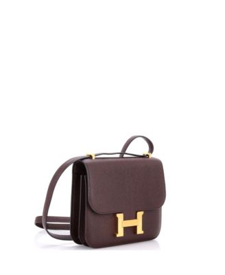 Pre-Owned HERMES 18 Constance Bag Chevre Mysore
