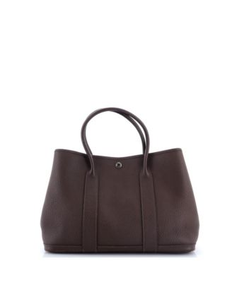 Pre-Owned HERMES 36 Garden Party Tote Leather