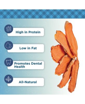 Sweet Potato Chips Dog Treats – 8oz Bag – 100% Natural