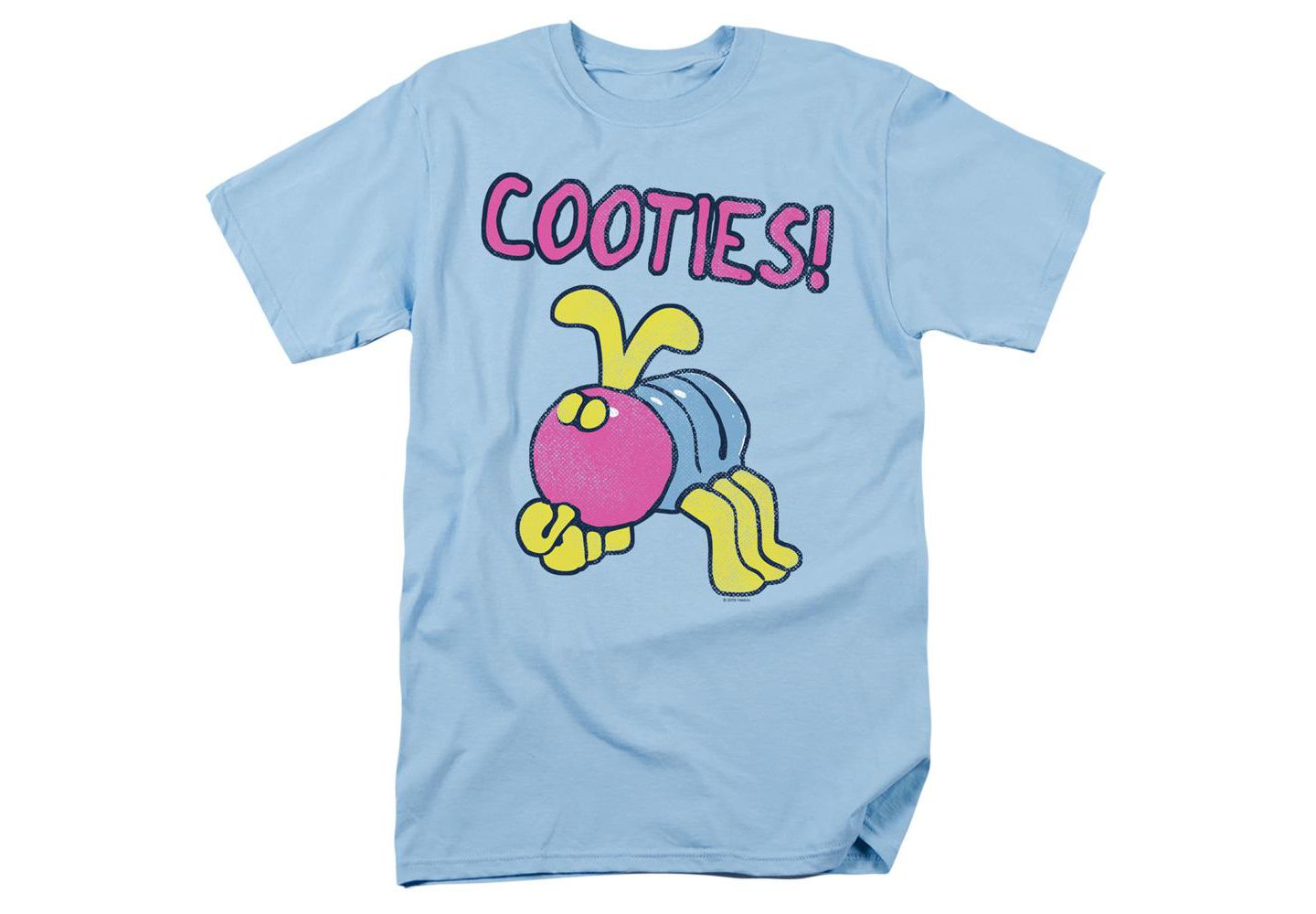Мужская футболка Hasbro+ + Cootie I Have Cootie Bugs, цвет: Светлый синий — фото 1