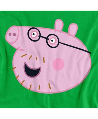 Men's Peppa Pig Daddy Pig Face T Shirt