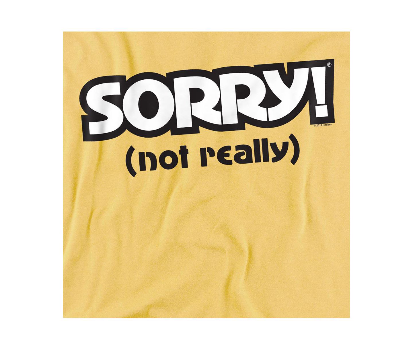 Мужская футболка Hasbro+ Sorry Sorry (Not Really), цвет: Banana — фото 3