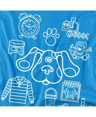 Men's Blue's Clues Icon Collage T Shirt