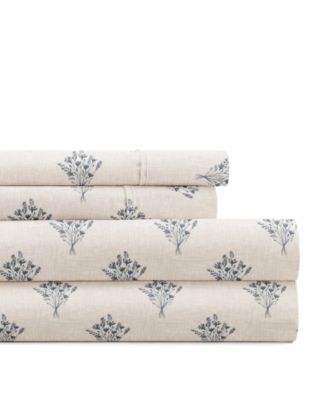 Delicate Details 4-P.c. Sheet Set, Queen