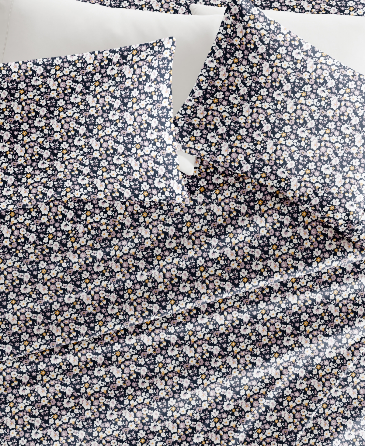 Ienjoy Home Delicate Blossoms 4-p.c. Sheet Set, California King In Blue