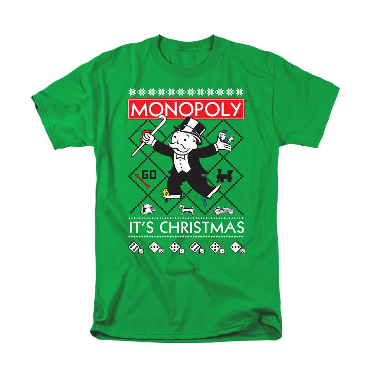 Мужская футболка It s Christmas с уродливым рождественским свитером