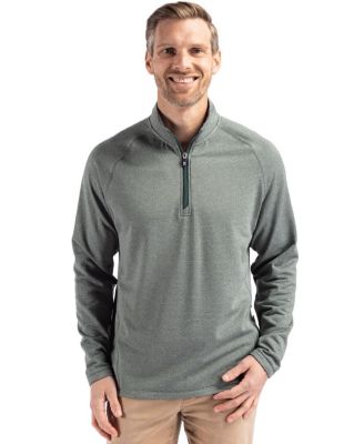 Men's Cutter and Buck Peshastin Fleece Long Sleeve Half Zip Pullover