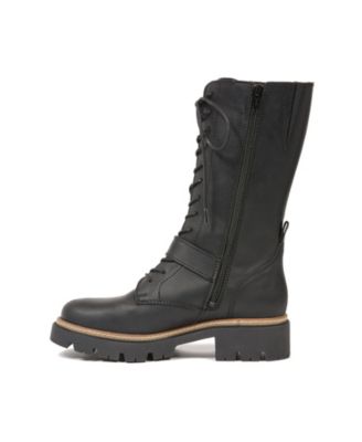 Strap Detail Mid Calf Boot