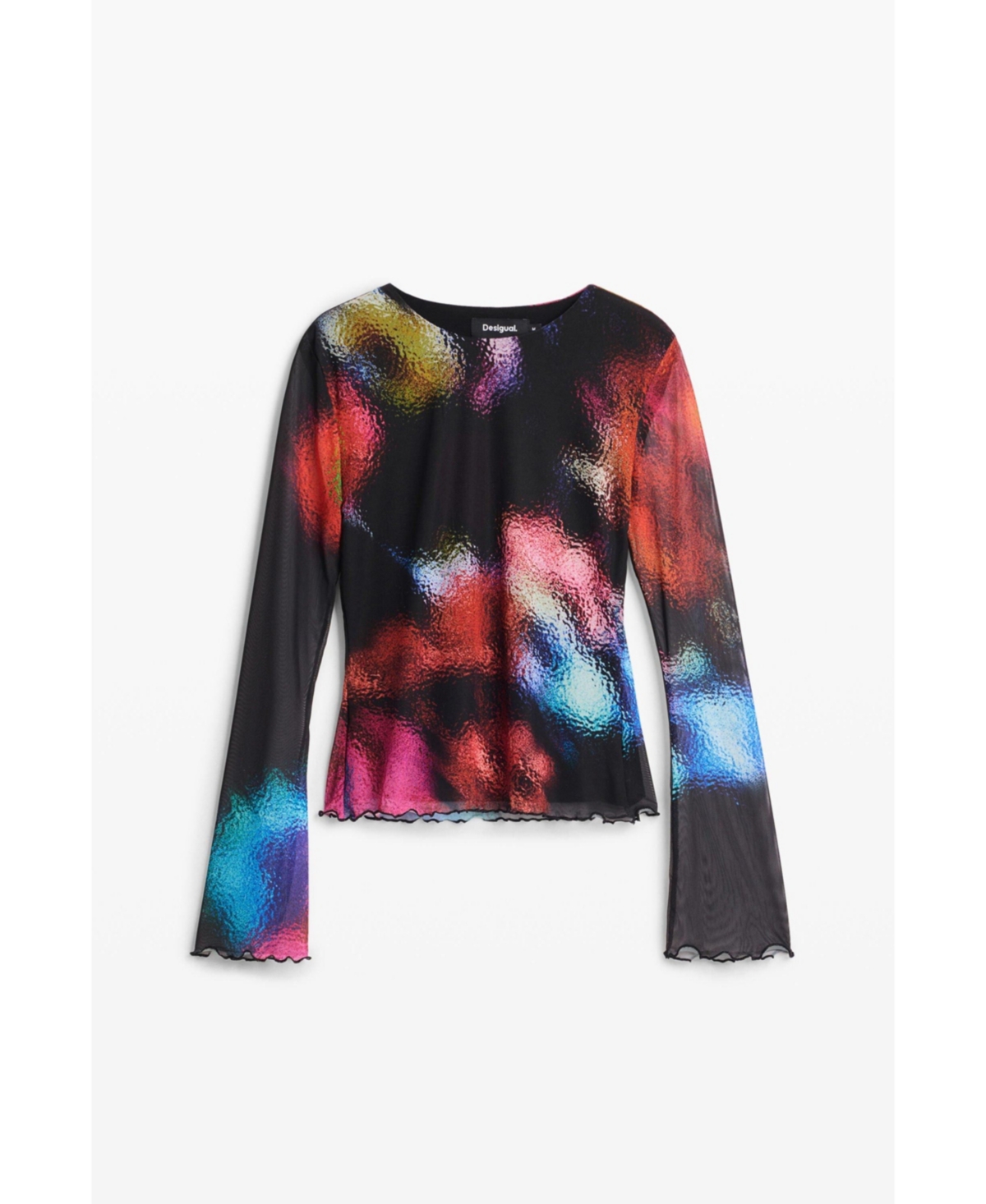 Desigual Women's T-shirt Designed By M. Christian Lacroix In Black