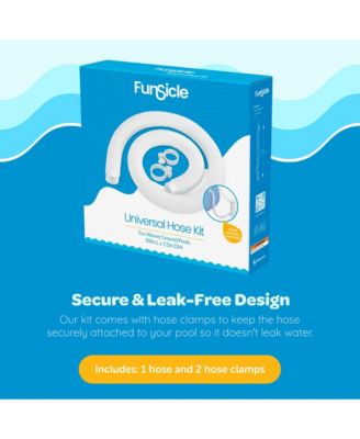 59"x1.5" Universal Replacement Hose Kit for Above Ground Swimming Pool