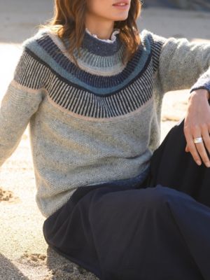 Women's Statement Donegal Crew Neck Sweater