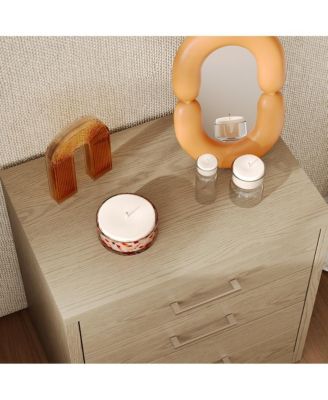 5 Drawers Nightstand with 2 Hidden Drawers,Bedside table,Chest of Drawers