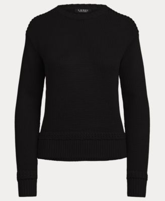 Women's Crew Neck Shimmer Sweater