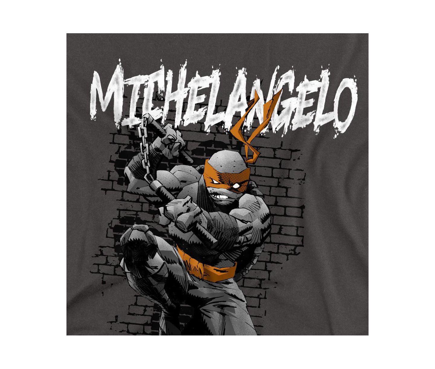 Мужская футболка Teenage Mutant Ninja Turtles Big & Tall Classic Tmnt, цвет: Угольный — фото 2