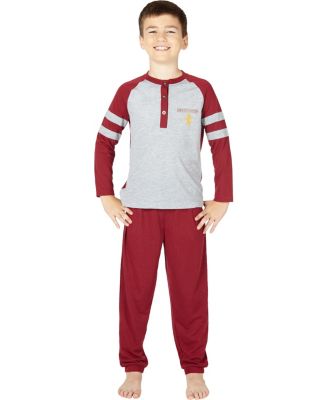 Boys Gryffindor House Athletic Varsity Jogger 2PC Pajama Set