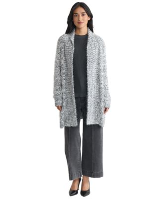 Women's Shawl Collar Open Front Sweater