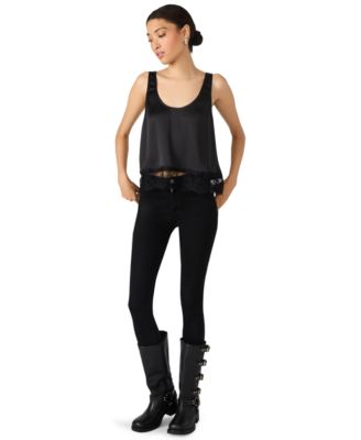 Women's Coraline Lace Hem Sleeveless Tank Top