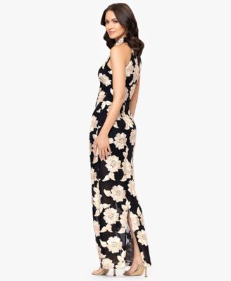 Women's Floral Soutache Embroidered Dress