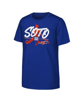 Outerstuff - Big Boys and Girls Juan Soto Royal New York Mets Status T-Shirt
