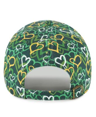 Girls Toddler Green Green Bay Packers Mural Clean Up Adjustable Hat