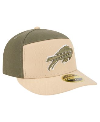Men's Light Beige/Olive Buffalo Bills Two-Tone Color Pack Split Panel 59FIFTY Fitted Hat