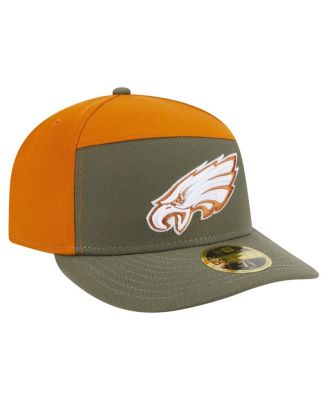 Men's Olive/Brown Philadelphia Eagles Two-Tone Color Pack Split Panel 59FIFTY Fitted Hat