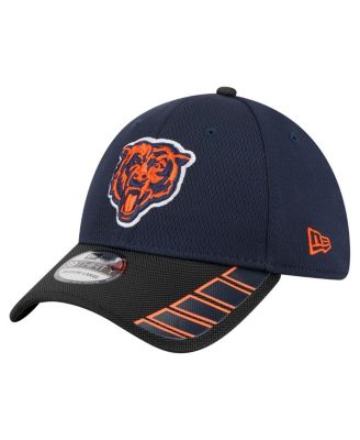 New Era - Men's Navy Chicago Bears Visor Hit 39THIRTY Flex Hat