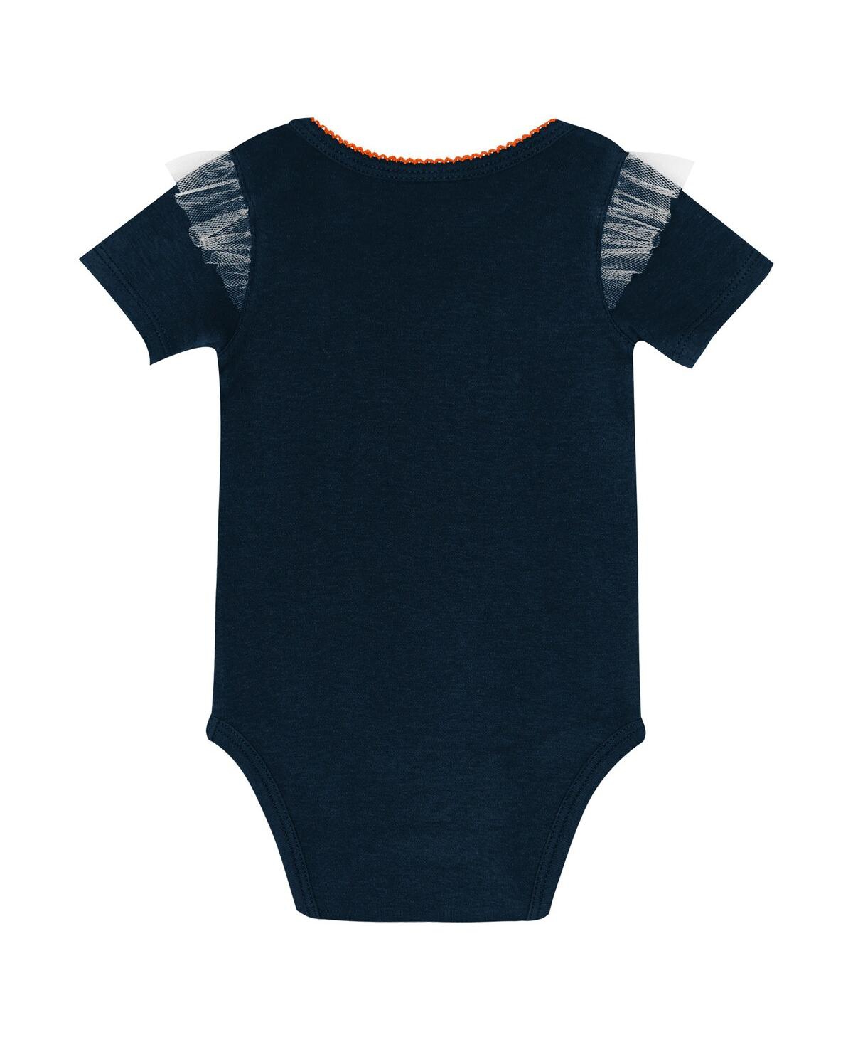 Outerstuff Baby Girls Chicago Bears My Team Rocks Bodysuit And Skirt Set In Blue