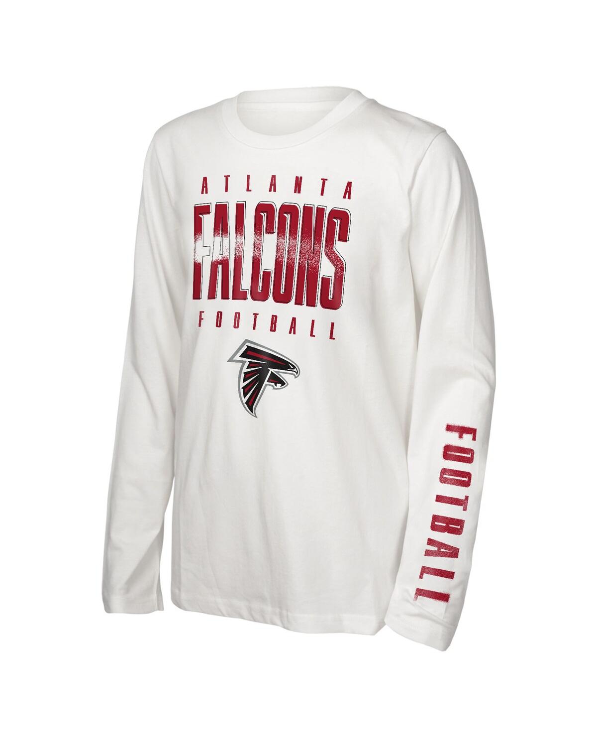 Outerstuff Big Boys And Girls Atlanta Falcons The Mix Combo T-shirt Set In Red