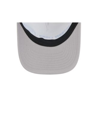 Men's Gray Detroit Lions Linear A-Frame 9FORTY Adjustable Hat