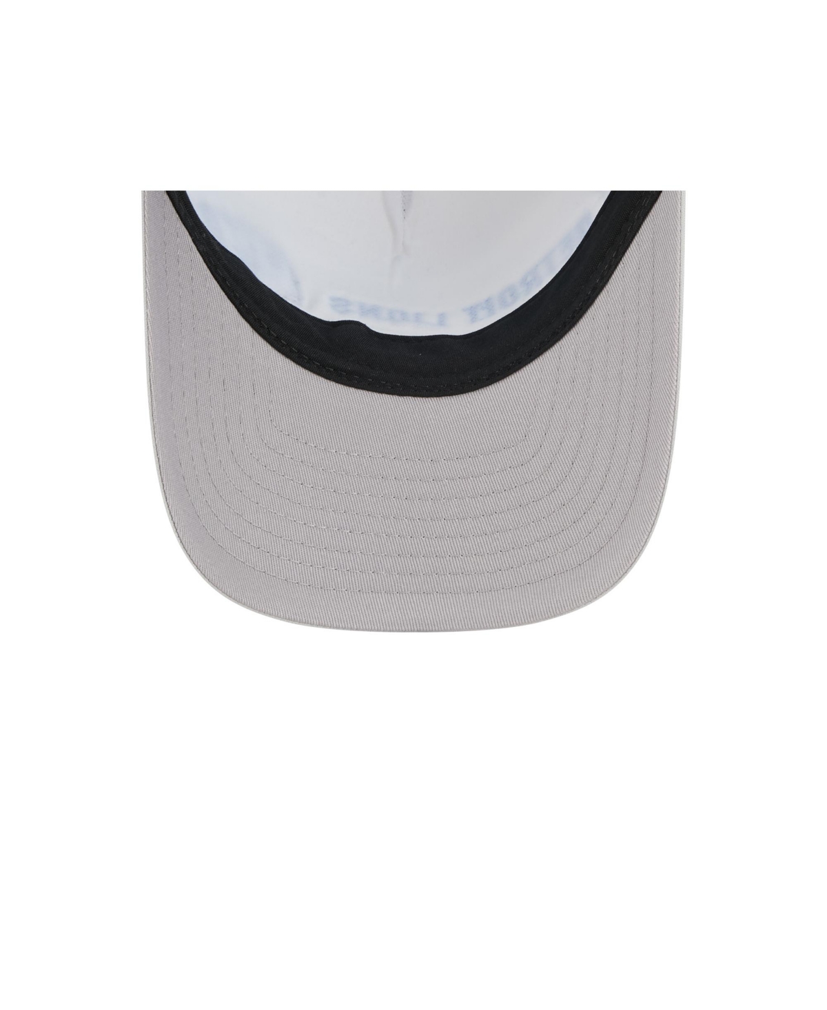 New Era Men's Gray Detroit Lions Linear A-frame 9forty Adjustable Hat In Gray
