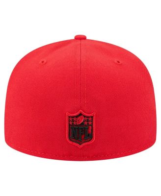 Men's Red Kansas City Chiefs Oversized 59FIFTY Fitted Hat