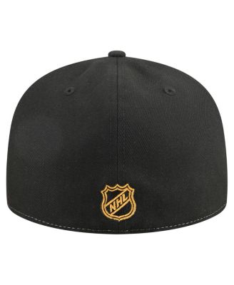 Men's White/Black Boston Bruins Repeat Two-Tone 59FIFTY Fitted Hat