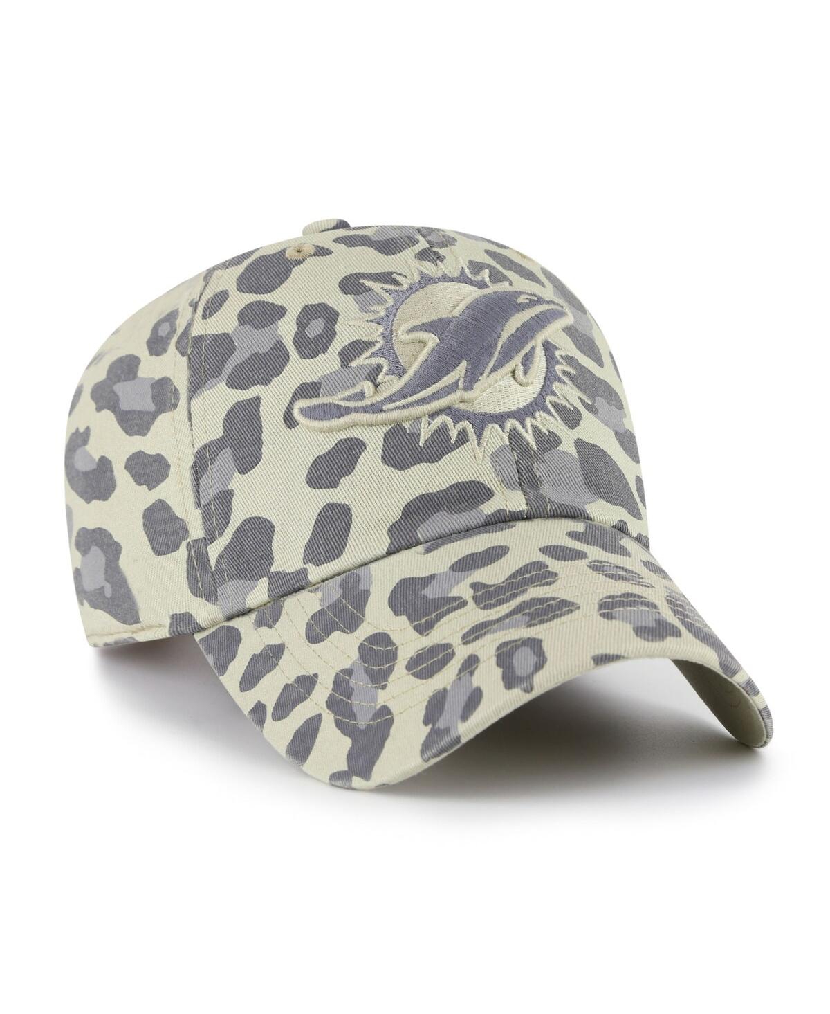 47 Brand Women's Gray Miami Dolphins Bagheera Clean Up Adjustable Hat In Multi
