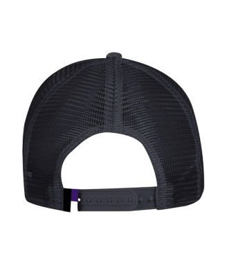 Men's Black Northwestern Wildcats 2024 Sideline Blitzing Trucker Adjustable Hat