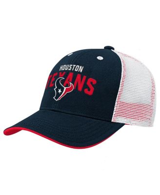 Outerstuff - Big Boys and Girls Navy Houston Texans Core Lockup Trucker Adjustable Hat
