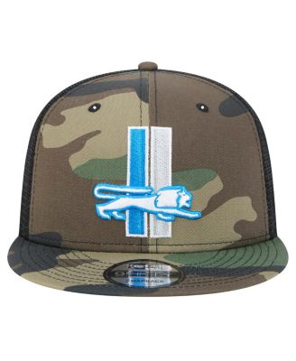 Men's Camo Detroit Lions Alternate Logo Main Trucker 9FIFTY Snapback Hat